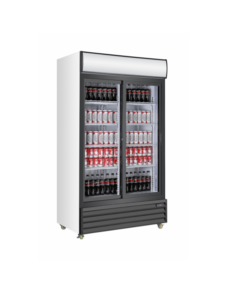 Armario Expositor Refrigerado 1000L 2 Puertas Correderas EXPO1130TN-PC