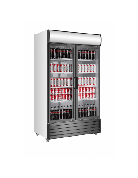 Armario Expositor Refrigerado 1200L 2 Puertas Abatibles EXPO1330TN