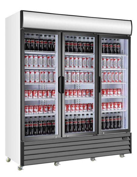 Armario refrigerado tres puertas cristal 1500 litros. 1710TN