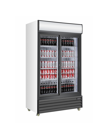 Armario Expositor Refrigerado 800L 2 Puertas Correderas EXPO1000TN-PC