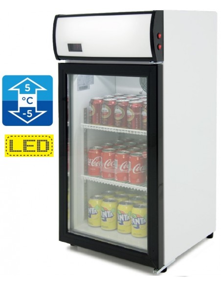 Armario Expositor Refrigerado Subcero Puerta Vidrio SZ80L