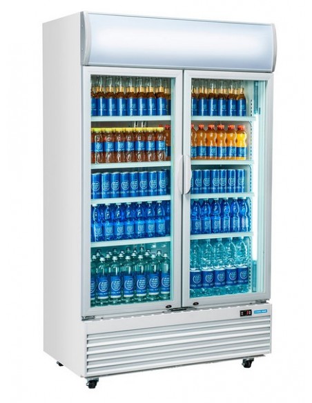 Armario refrigerado 2 puertas 970 litros EUROFRED DC1000H.