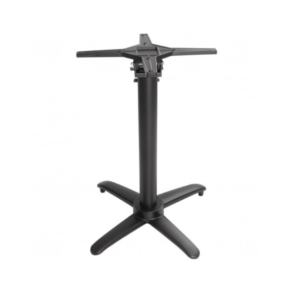 Base abatible de aluminio para mesa negra GP773 Bolero