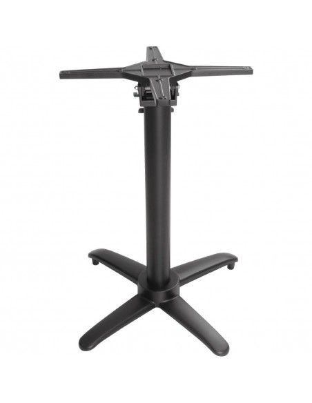 Base abatible de aluminio para mesa negra GP773 Bolero