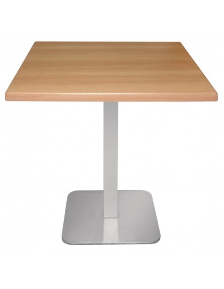 Base de mesa cuadrada acero inoxidable 40cm GK993 Bolero