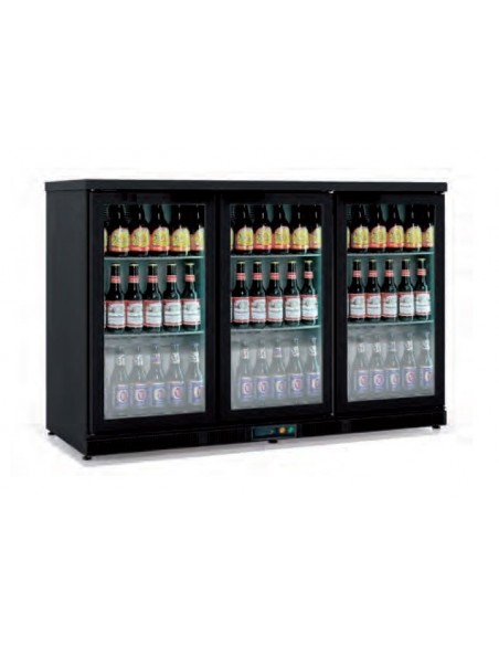 Botellero Refrigerado Vertical con puertas Abatibles 3 puertas MAFEHB-350