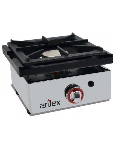 Cocina a gas de 1 fuego 6 Kw de 410x457x240h mm 40CG.