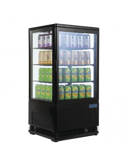 Expositor Refrigerado 4 caras Cristal 68Ltr G211 POLAR.