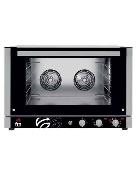 Horno Eléctricos de Convección FM para 4 Bandejas 600×400 Apertura Frontal Grill + Humidificador RX 604 Plus HG