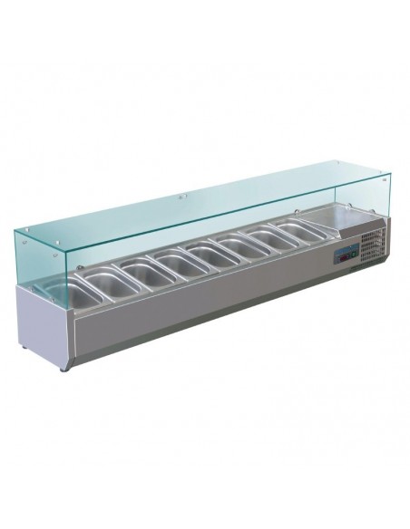 Vitrina Refrigerada de Ingredientes 8 GN G610 POLAR.