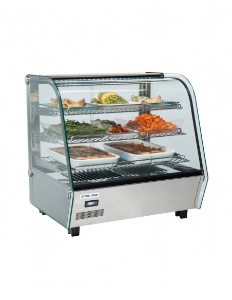 Vitrina Sobremostrador Refrigerada Expositora con Cristal templado COOL HEAD RC/RH EUROFRED